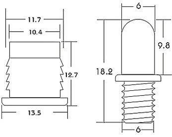 Clips D13 disegno PNM-F03